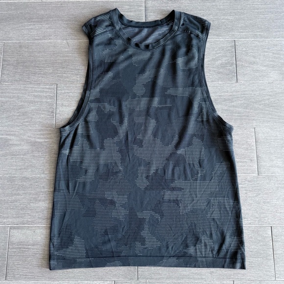 Lululemon Metal Vent Tech Muscle Tank Asphalt Grey / Obsidian / Black Men’s M - Picture 13 of 14
